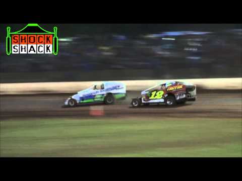 V8 Dirt Modifieds - Heat 2 - Kingaroy Speedway - 06.04.2013