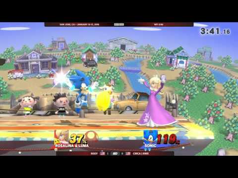 GENESIS 3 - iiGGY (Rosalina & Luma) vs Circa|6WX (Sonic) - Wii U Singles WF: E46