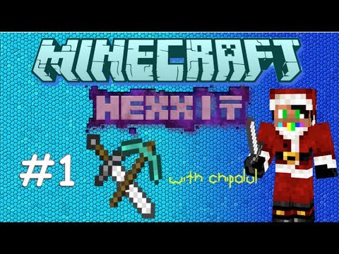 Minecraft Hexxit Let's Play Episode 1 - Discovering a new World
