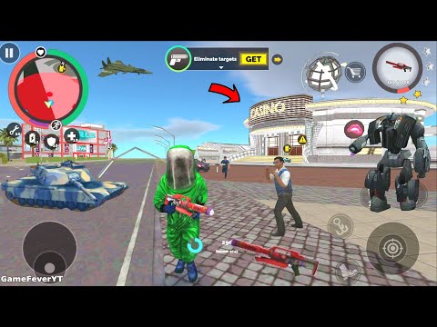Vegas Crime Simulator 2 (BioHazard Man with Red Violet Gun) infection Suite - Android Gameplay HD