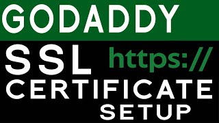 How to add SSL Certificate to your website domain on godaddy