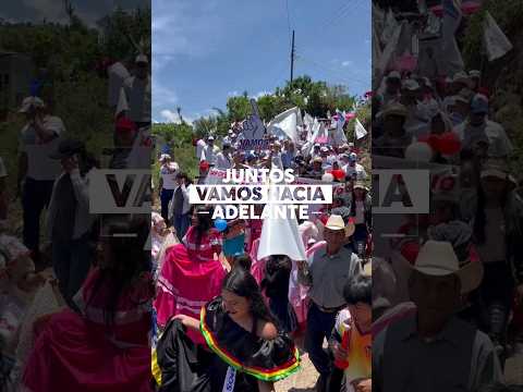 San Carlos Alzatate, Jalapa siente la fuerza del partido más grande junto a #MemePresidente ☝️