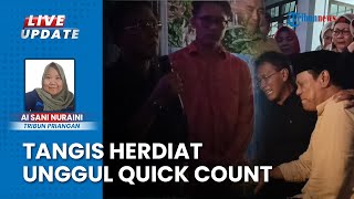 Tangis Herdiat Sunarya Pecah seusai Pemantauan Quick Count Pilkada Ciamis 2024