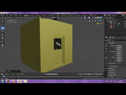 BUILDING DESIGN AND STENCIL PAINT TESTING IN BLENDER 2.8