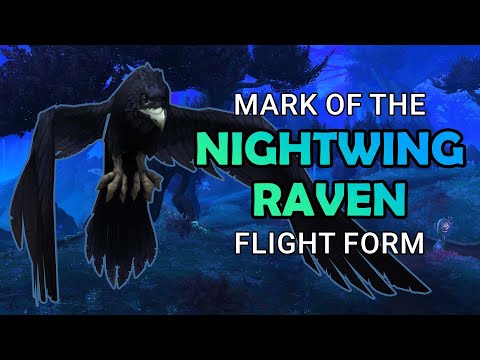 How To Get Mark of the Nightwing Raven | 9.1.5 New Druid Form Finally Discovered! 🙂