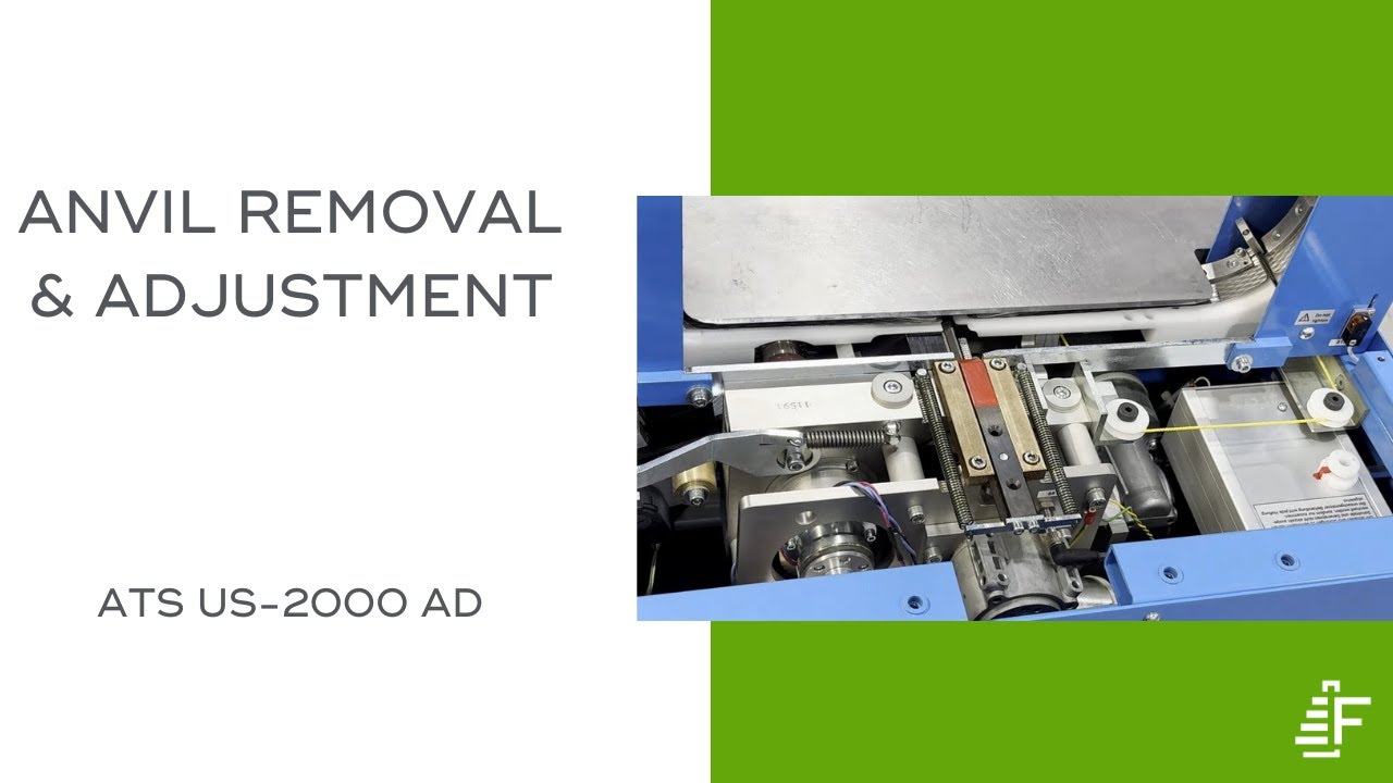 US-2000 AD Anvil Removal and Adjustment-How To