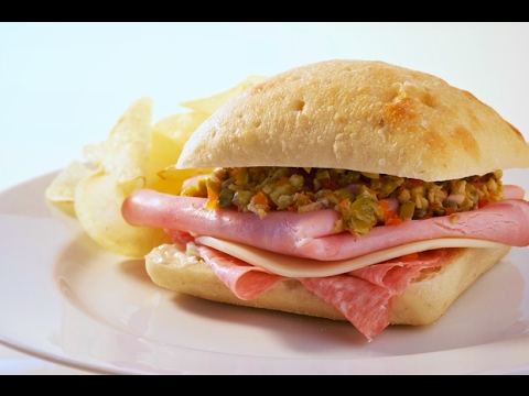 90 Second Muffuletta Sliders