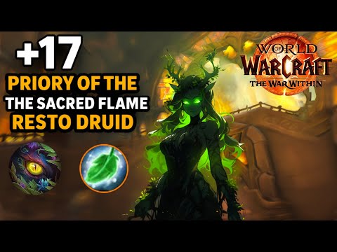 +17 Priory of the Sacred Flame | Resto Druid M+ Pug TWW Season 3