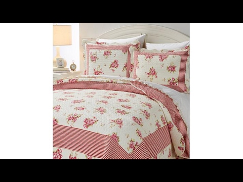 Cottage Collection Primrose 3pc 100% Cotton Quilt Set