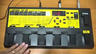 Video thumbnail for Boss ME-8B Quick Demo Test by Guitar Gear Spot
