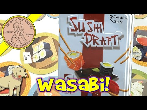 How To Play The Game Sushi Draft Pick Your Favorite Sushi And Eat! - Blue Orange Games