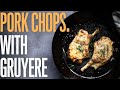 Grilled Pork Chops with a Cheesy Mustardy Topping that's Addictive and Delicious