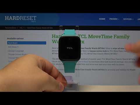 How to Force Restart in TCL MoveTime Family Watch MT40x?