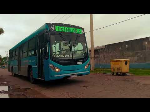 Colectivo Rosarino pasando por granadero Baigorria.