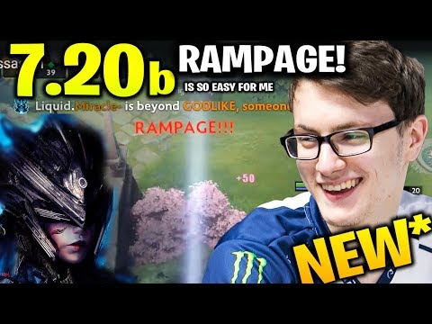 MIRACLE PA RAMPAGE IS SO EASY FOR HIM IN DOTA 7.20