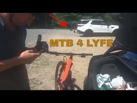 Mountain Biking at Landlocked reserve in Lexington/Burlington, MA with Evil Full Suspension 29er