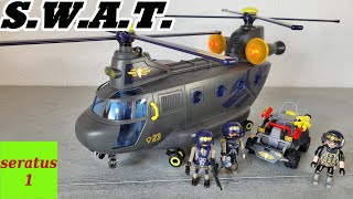Playmobil SWAT Rettungshelikopter 71149 + QUAD 71147 auspacken SEK Polizei seratus1
