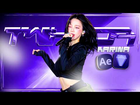 TWIXTOR CLIPS 4K  aespa Karina Whiplash SMTOWN BANGKOK