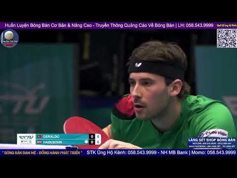 Geraldo Joao vs Habesohn Daniel | MS Preliminary Round - Top 16 Table Tennis Europe Cup 2025
