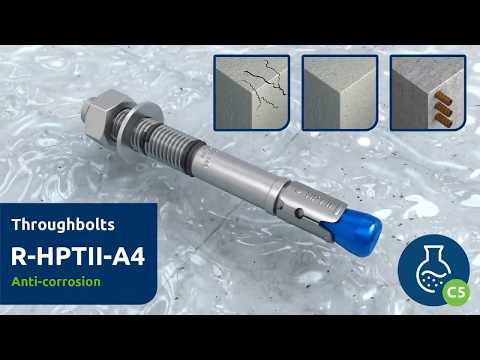 RAWLPLUG - HIGH PERFORMANCE THROUGHBOLT ANCHORS R-HPTII