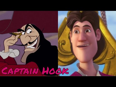 Captain Hook - Movie Evolution (1953 - 2014) Peter Pan - The Pirate Fairy