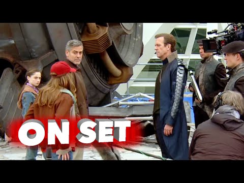 Tomorrowland: Behind the Scenes Movie Broll 1- George Clooney, Britt Robertson | ScreenSlam