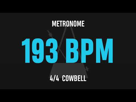 193 BPM 4/4 - Best Metronome (Cowbell)