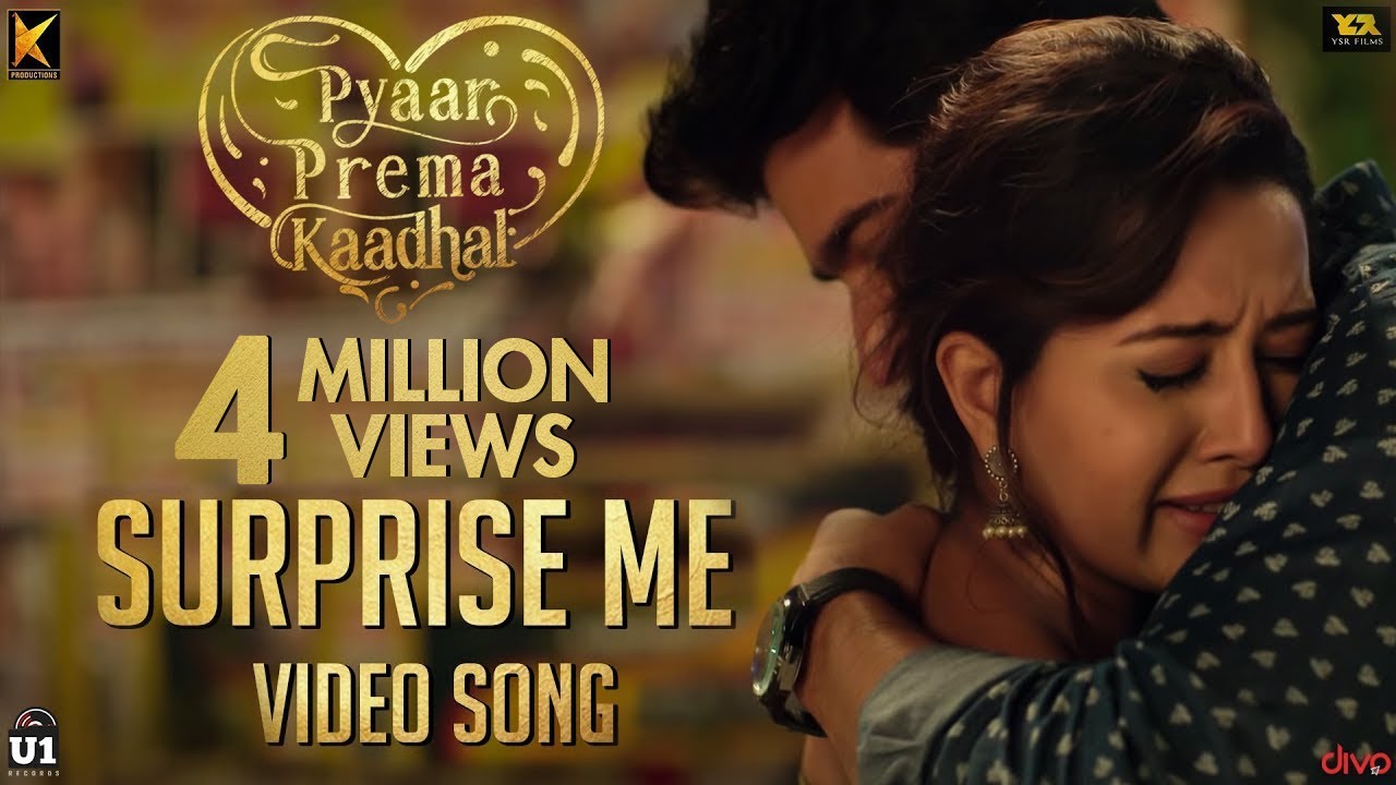 Surprise Me Song Lyrics | Pyaar Prema Kaadhal | Yuvan Shankar Raja, Priya Mali