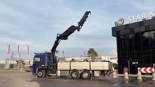 MAN TGA 26.440 6x4 HIAB 322-6 HIPRO Fly Jib flatbed truck | Image 4 - Autoline