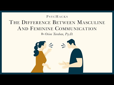 The difference between MASCULINE and FEMININE COMMUNICATION: information versus experience