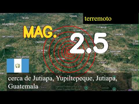 😱🚨  Terremoto cerca de Jutiapa, Yupiltepeque, Jutiapa, Guatemala actualizaciones en vivo hoy: Terrem
