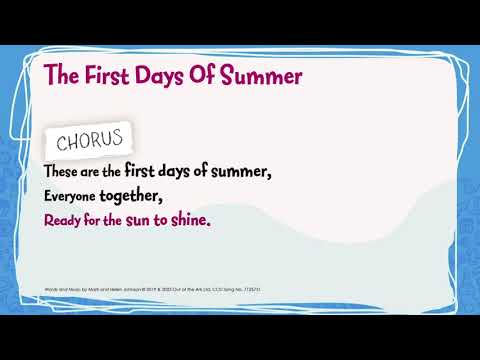 Songs For Every Summer Assembly Compilation by Out of the Ark Music (Words on Screen™ Lyric Video)