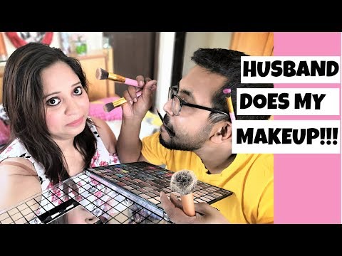My Husband Does Makeup | How My Husband Does My Makeup | My Husband Does My Makeup Challenge - Pass Video