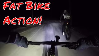 Evening Fat Bike Ride 1/30/18