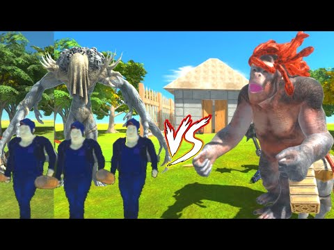 SCOURGE + 10X MICHAEL MYERS AGAINST MEDUSA PRIMATES  - ANIMAL REVOLT BATTLE SIMULATOR