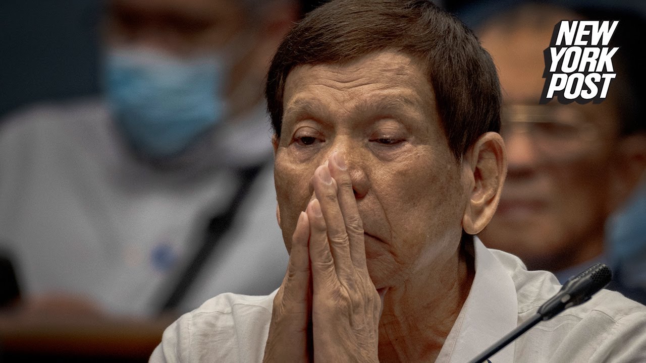 Former president of the Philippines Rodrigo Duterte questions his arrest for crimes against humanity