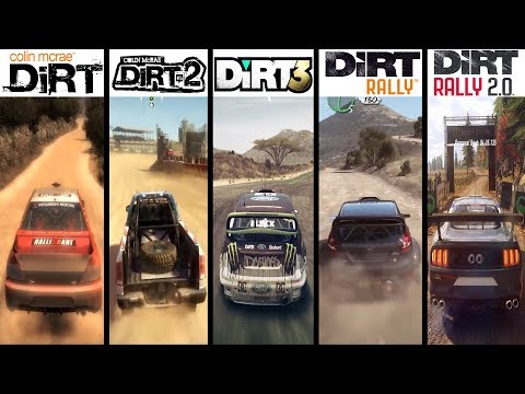 DiRT vs DiRT 2 vs DiRT 3 vs DiRT Rally vs DiRT 4 vs DiRT Rally 2.0 - Gameplay Comparison HD