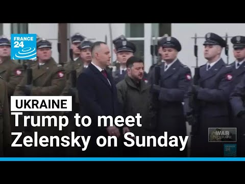 Donald Trump to meet Zelensky on Sunday • FRANCE 24 English