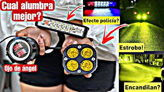 Probando estos Faros de Led que alumbran súper fuerte😱 Valen la pena
