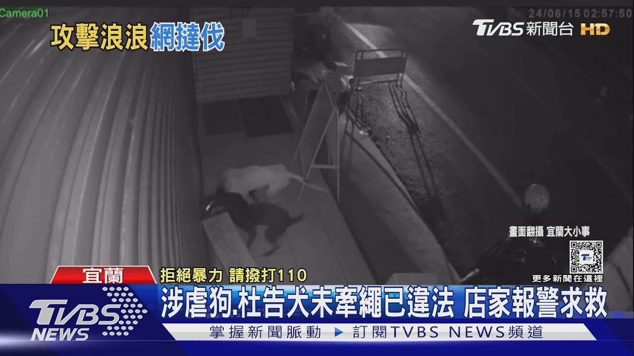 疑放「杜告犬」攻擊浪浪 飼主竟也拿木板砸