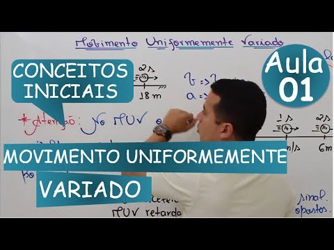Movimento Uniformemente Variado (Teoria e Exemplos)