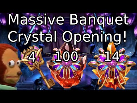 100+ Superior Banquet Crystal Opening & 10+ Jubilant Crystals! (The FTP Stole My Luck Again) | MCOC