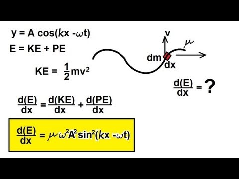 Physics 19  Mechanical Waves (19 of 21) Energy Carried by a Wave