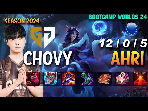 GEN Chovy AHRI vs YASUO Mid - Patch 14.20 EUW Ranked WORLDS 2024 Bootcamp | lolrec