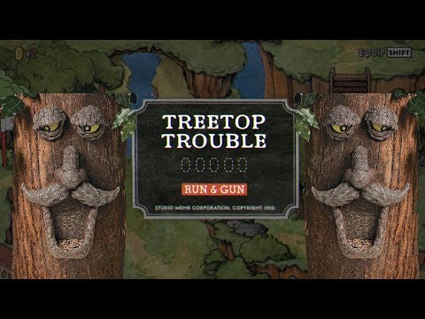 Cuphead Run and Gun Tutorial - Treetop Trouble