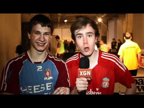 Eke en Sebastiaan op het FIFA Street panna toernooi - Reportage