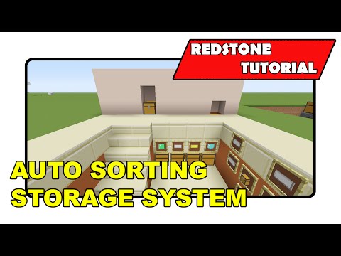 Unbelievable Auto Sorting System in Minecraft!