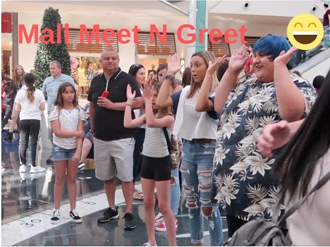 MALL MEET N GREET WE ALMOST GOT KICKED OUT !!!!