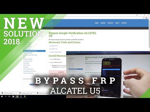 How to Bypass Google Verification in ALCATEL U5 - Unlock FRP |HardReset.info