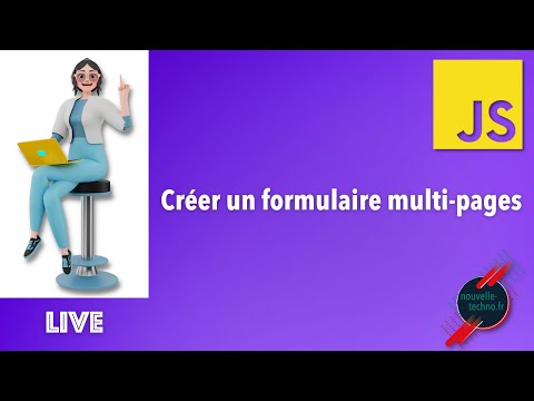 Créer un formulaire multi pages en HTML CSS JS